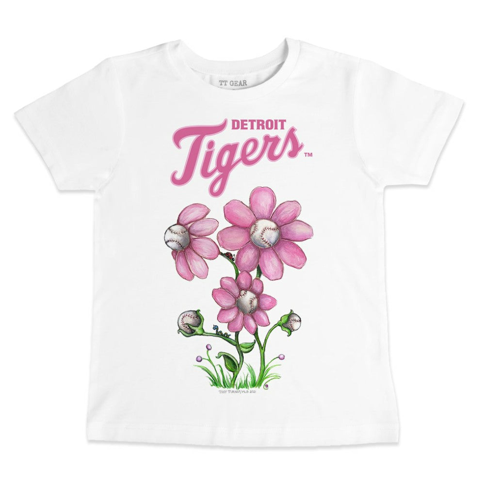 Detroit Tigers Tiny Turnip Youth Blooming Baseballs T-Shirt - MLB T-shirts