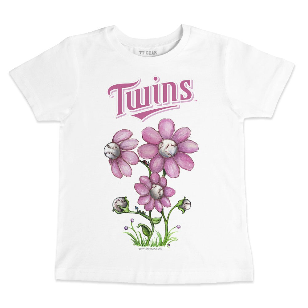 Minnesota Twins Tiny Turnip Youth Blooming Baseballs T-Shirt - MLB T-shirts