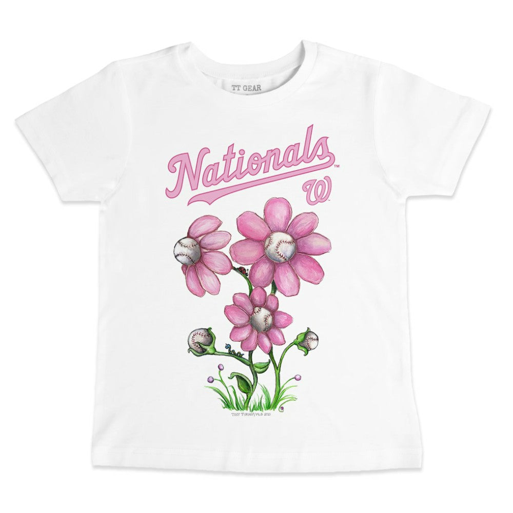 Washington Nationals Tiny Turnip Youth Blooming Baseballs T-Shirt - MLB T-shirts