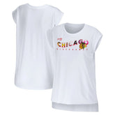 Chicago Blackhawks WEAR by Erin Andrews Women's Greetings From Muscle T-Shirt - NHL T-shirts