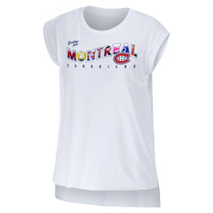 Montreal Canadiens WEAR by Erin Andrews Women's Greetings From Muscle T-Shirt - NHL T-shirts
