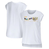Nashville Predators WEAR by Erin Andrews Women's Greetings From Muscle T-Shirt - NHL T-shirts