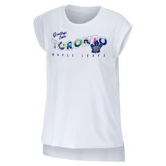 Toronto Maple Leafs WEAR by Erin Andrews Women's Greetings From Muscle T-Shirt - NHL T-shirts