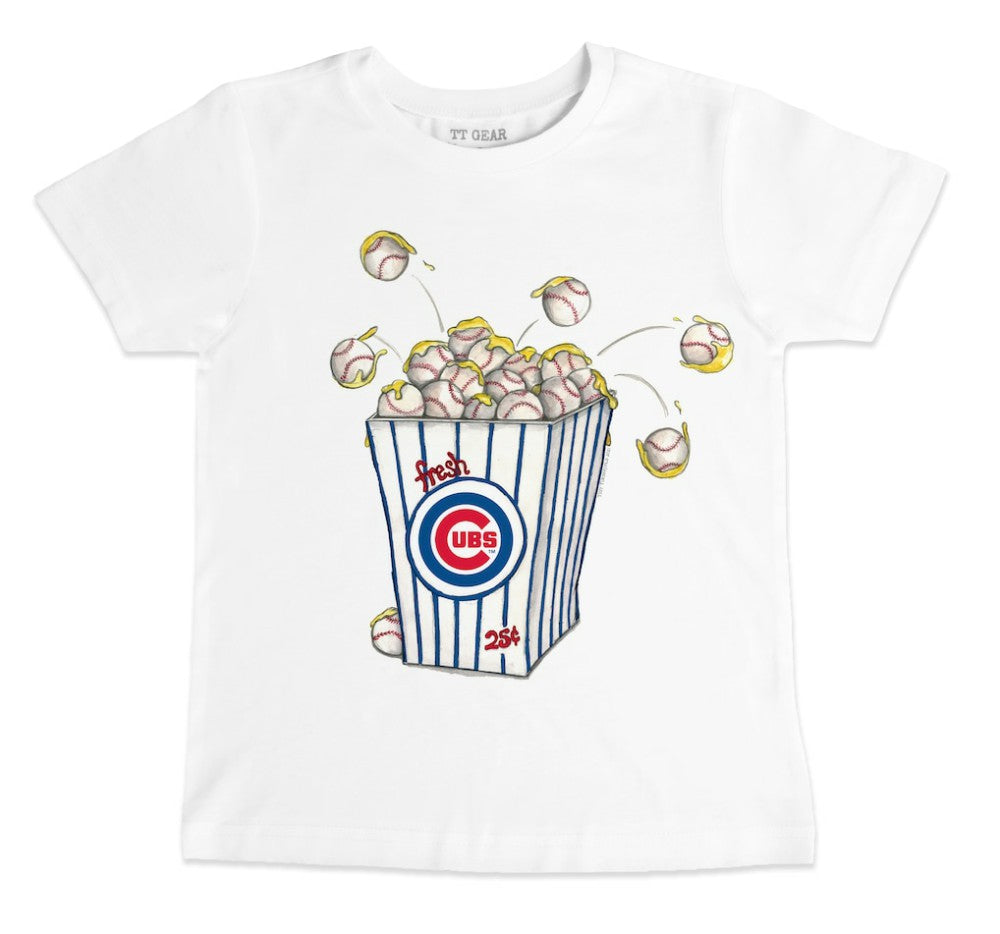 Chicago Cubs Tiny Turnip Youth Popcorn T-Shirt - MLB T-shirts