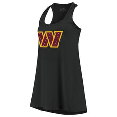 Washington Commanders Majestic Threads Women's Bling Scoop Neck Racerback Tank Top | NFL Outlet