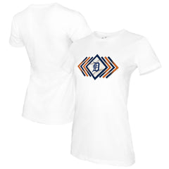 Detroit Tigers Tiny Turnip Women's Prism Arrows T-Shirt - MLB T-shirts