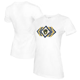 Milwaukee Brewers Tiny Turnip Women's Prism Arrows T-Shirt - MLB T-shirts