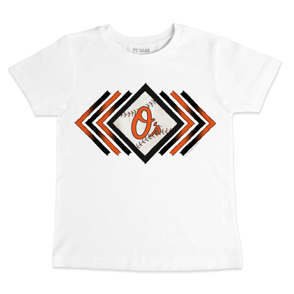 Baltimore Orioles Tiny Turnip Youth Prism Arrows T-Shirt - MLB T-shirts