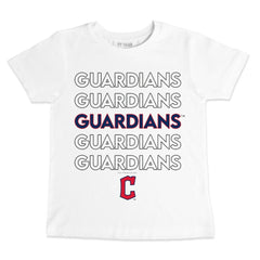 Cleveland Guardians Tiny Turnip Youth Stacked T-Shirt - MLB T-shirts