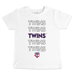 Minnesota Twins Tiny Turnip Youth Stacked T-Shirt - MLB T-shirts