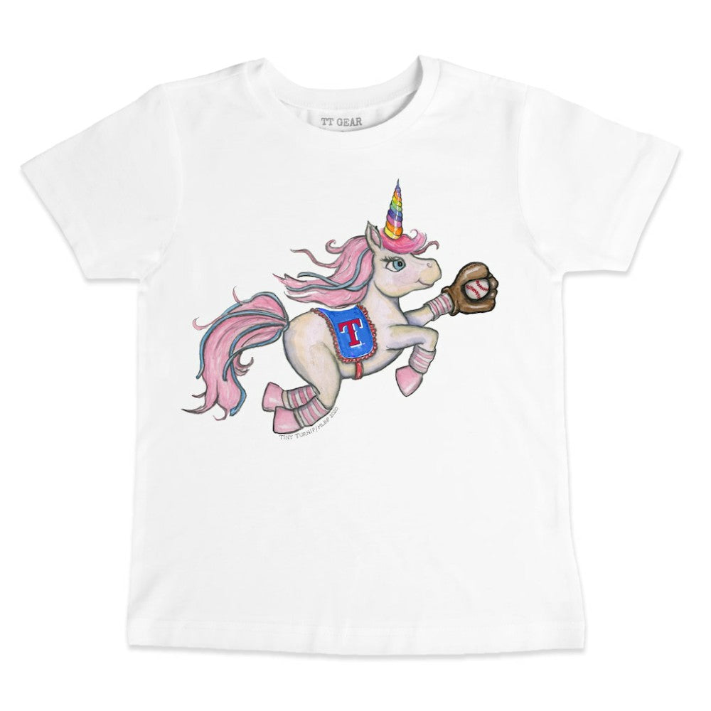 Texas Rangers Tiny Turnip Youth Unicorn T-Shirt - MLB T-shirts