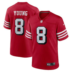 San Francisco 49ers Steve Young Retired Player Alternate Game Jersey | NFL Sale