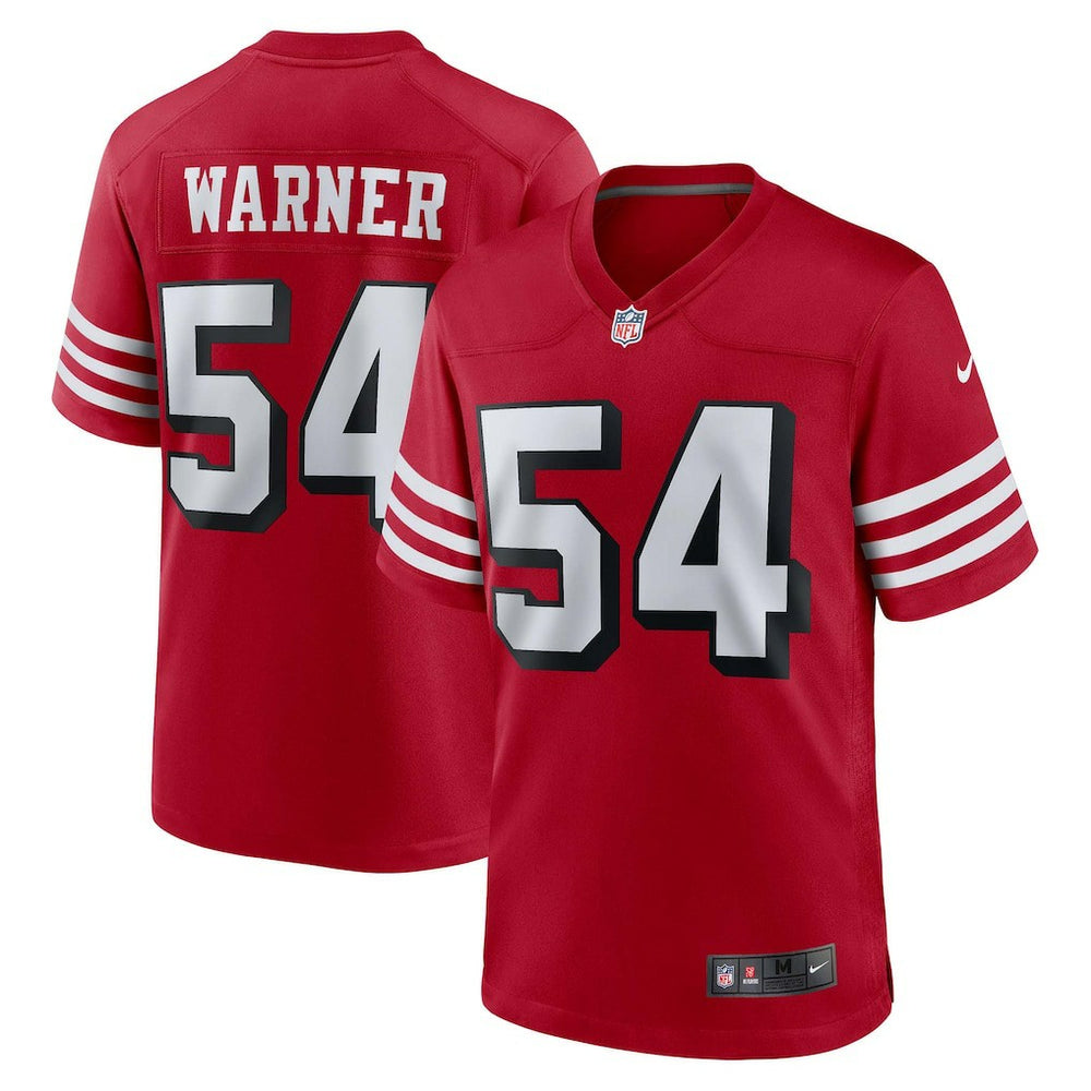 San Francisco 49ers Fred Warner Alternate Game Jersey | NFL Sale