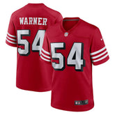 San Francisco 49ers Fred Warner Alternate Game Jersey | NFL Sale