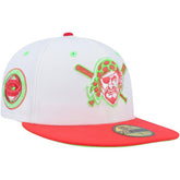 Pittsburgh Pirates New Era Three Rivers Stadium 30th Anniversary Strawberry Lolli 59FIFTY Fitted Hat - MLB Hats