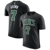 Black Jaylen Brown Boston Celtics Jordan Brand 2022/23 Statement Edition Name & Number T-Shirt | NBA