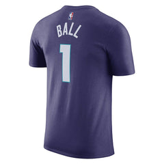 Purple LaMelo Ball Charlotte Hornets Jordan Brand 2022/23 Statement Edition Name & Number T-Shirt | NBA