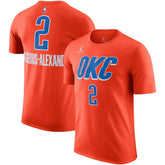 Orange Shai Gilgeous-Alexander Oklahoma City Thunder Jordan Brand 2022/23 Statement Edition Name & Number T-Shirt | NBA