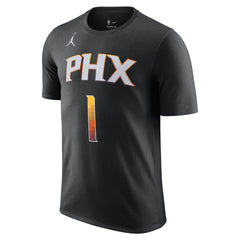 Black Devin Booker Phoenix Suns Jordan Brand 2022/23 Statement Edition Name & Number T-Shirt | NBA