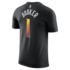 Black Devin Booker Phoenix Suns Jordan Brand 2022/23 Statement Edition Name & Number T-Shirt | NBA