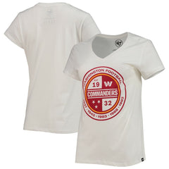Washington Commanders '47 Women's Imprint Ultra Rival V-Neck T-Shirt | NFL New