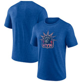 New York Rangers Wraparound Tri-Blend T-Shirt - NHL T-shirts
