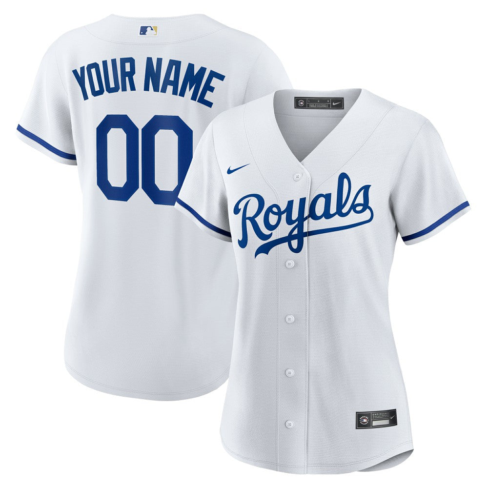 Kansas City Royals Nike Women's Replica Custom Jersey - MLB Jerseys
