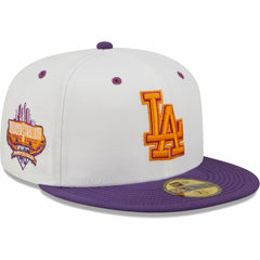 Los Angeles Dodgers New Era 40th Anniversary at Dodger Stadium Grape Lolli 59FIFTY Fitted Hat - MLB Hats