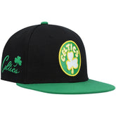 Black/Kelly Green Boston Celtics Hardwood Classics Snapback Hat | NBA