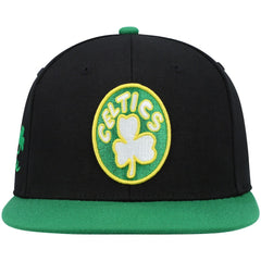 Black/Kelly Green Boston Celtics Hardwood Classics Snapback Hat | NBA