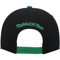 Black/Kelly Green Boston Celtics Hardwood Classics Snapback Hat | NBA