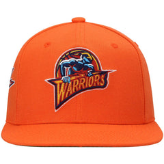 Orange Golden State Warriors Hardwood Classics Snapback Hat sale | NBA