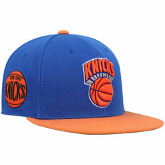 Blue/Orange New York Knicks Hardwood Classics Snapback Hat | NBA