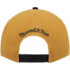 Gold/Black Philadelphia 76ers Hardwood Classics Snapback Hat | NBA