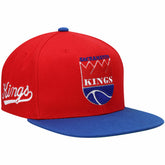Red/Royal Sacramento Kings Hardwood Classics Snapback Hat | NBA