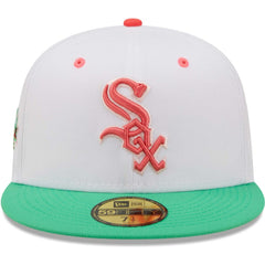 Chicago White Sox New Era Inaugural Season at Comiskey Park Watermelon Lolli 59FIFTY Fitted Hat - MLB Hats