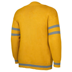 Yellow/Gray Atlanta Hawks NBA x Keiser Clark No Caller ID Button-Up Cardigan | NBA