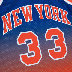 Orange/Royal Patrick Ewing New York Knicks 1991/92 Hardwood Classics Fadeaway Swingman Player Jersey | NBA