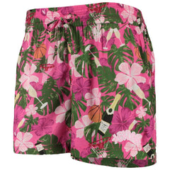 Pink Brooklyn Nets Lusso Women's Finley-Frankie Party Top & Shorts Set | NBA