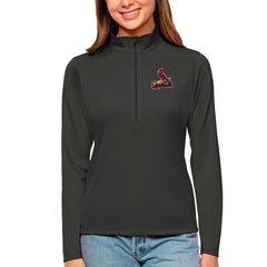St. Louis Cardinals Antigua Women's Tribute Quarter-Zip Pullover Top - MLB Pullover