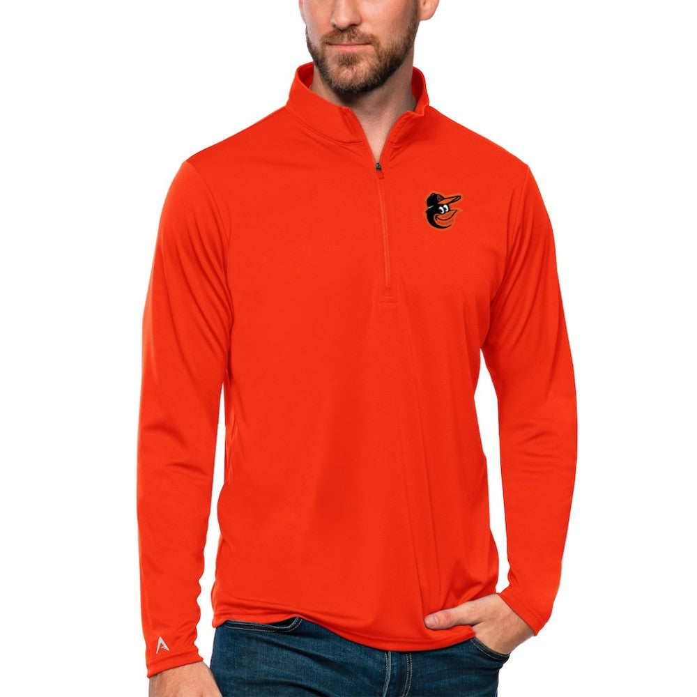 Baltimore Orioles Antigua Tribute Quarter-Zip Pullover Top - MLB Pullover