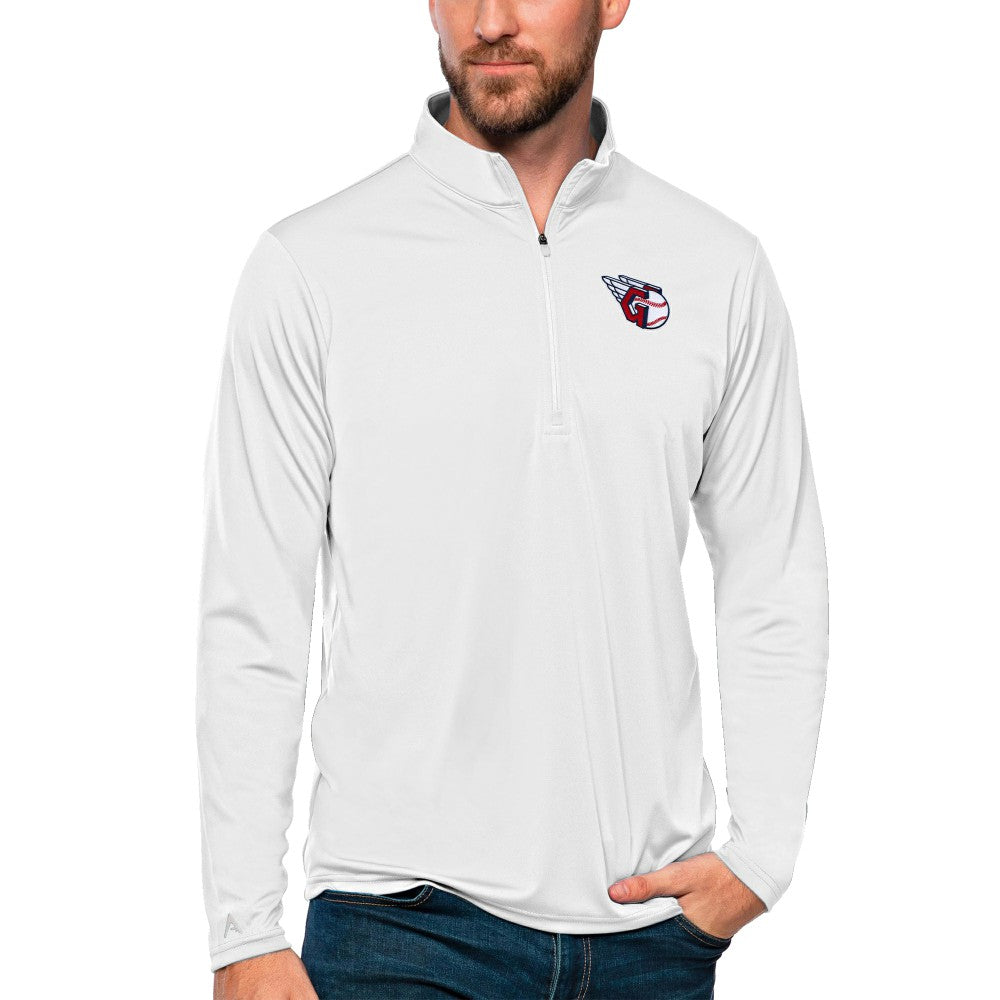 Cleveland Guardians Antigua Tribute Quarter-Zip Pullover Top - MLB Pullover