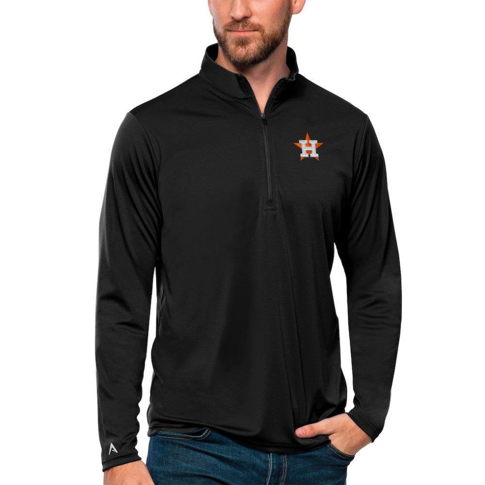 Houston Astros Antigua Tribute Quarter-Zip Pullover Top - MLB Pullover