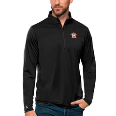 Houston Astros Antigua Tribute Quarter-Zip Pullover Top - MLB Pullover