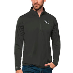 Kansas City Royals Antigua Tribute Quarter-Zip Pullover Top - MLB Pullover
