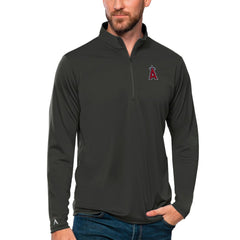Los Angeles Angels Antigua Tribute Quarter-Zip Pullover Top - MLB Pullover