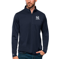 New York Yankees Antigua Tribute Quarter-Zip Pullover Top - MLB Pullover