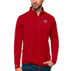 Toronto Blue Jays Antigua Tribute Quarter-Zip Pullover Top - MLB Pullover