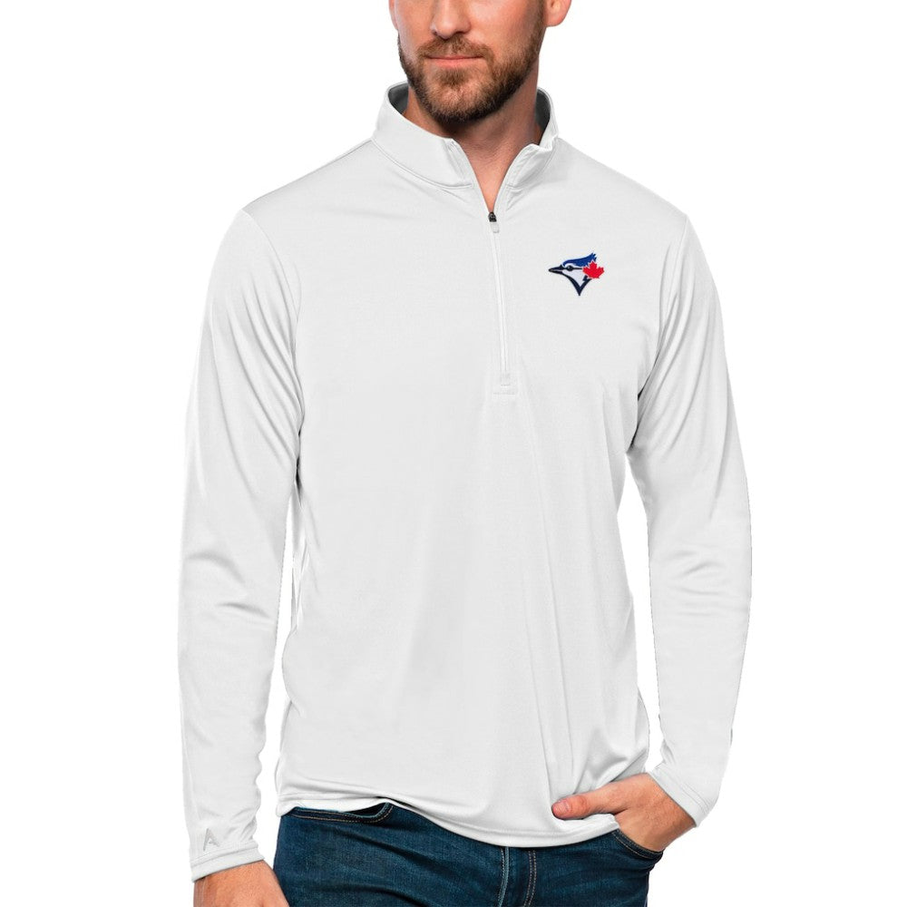 Toronto Blue Jays Antigua Tribute Quarter-Zip Pullover Top - MLB Pullover