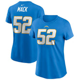 Los Angeles Chargers Khalil Mack Women's Player Name & Number T-Shirt | NFL Near me